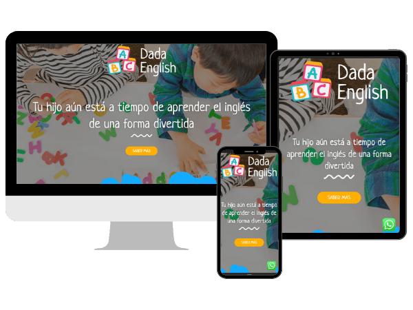 Diseño Responsive para Dada English