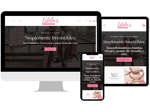 Diseño Responsive para Estela's