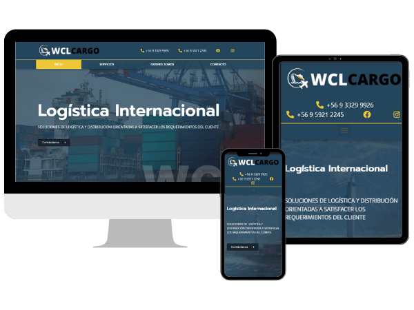 Diseño Responsive para WCL Cargo
